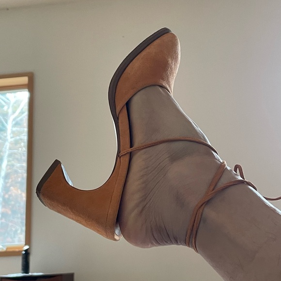 By Far lace up sandal heel shoes size 37 - Picture 2 of 8